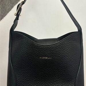 Black Leather Women's Bag - FIORELLI